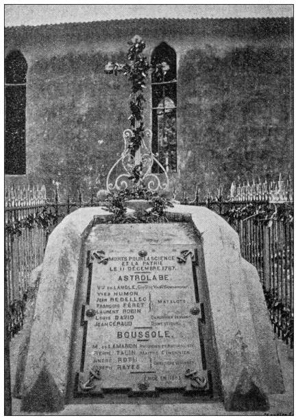 istock Antique image: Massacre Bay in Tutuila, American Samoa, Memorial monument 1431298944