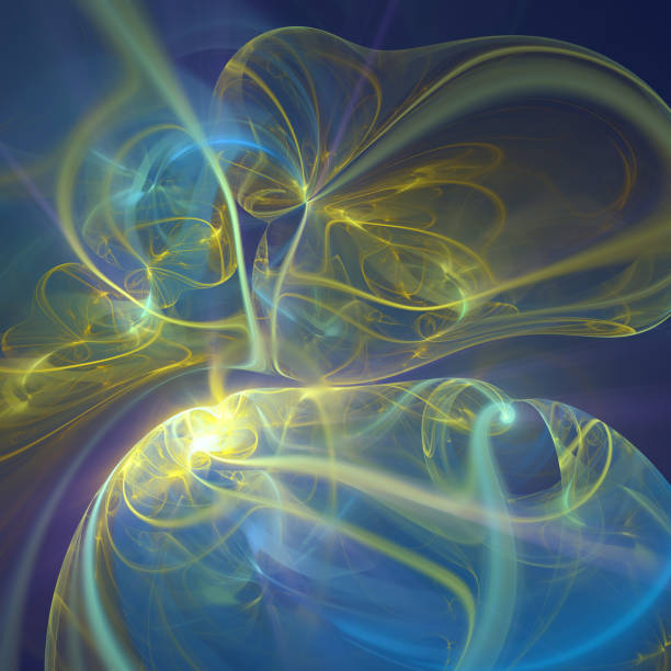 istock Abstract fractal art background, which suggests smoke, gas, bubbles, plasma, aurora, nebula, magic 1431302028