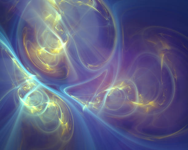 istock Abstract fractal art background, which suggests smoke, gas, plasma, aurora, nebula, magic 1431302029