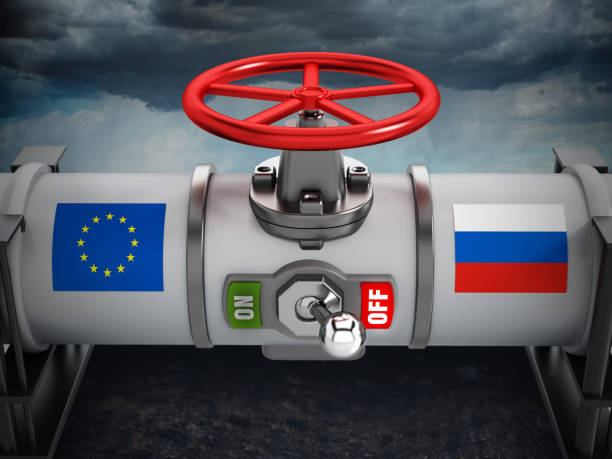 istock Natural gas delivery system turned off. Conceptual image about CNG distribution problems 1431303161
