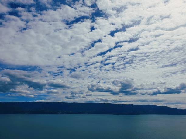istock Clear Blue Sky Against The Lake 1431309251