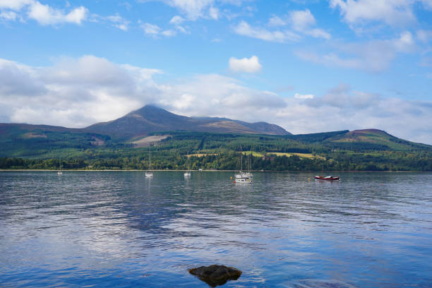 Goatfell is the highest point on the isle of Arran.