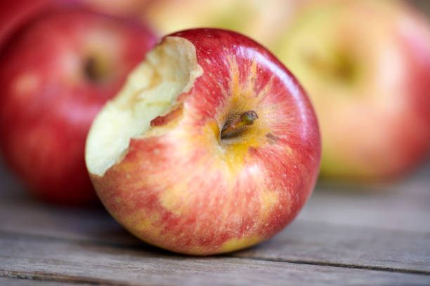 istock A red paradise apple, Healthy to eat. 1431318936