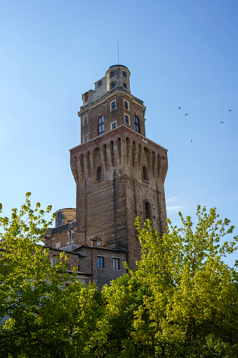 Padua, Italy - July 4, 2022: Padova (Padua), Veneto, Italy: exterior of historic buildings