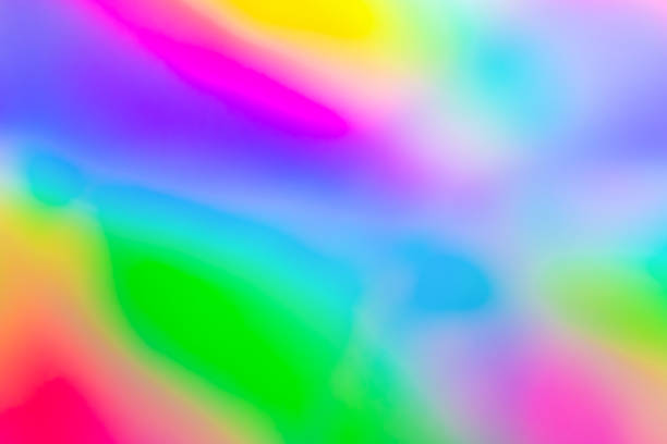 istock Abstract blur holographic rainbow foil iridescent background 1431325574
