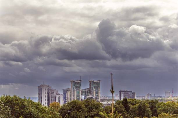 istock Nature autumn landscape in cloudy weather 1431333070