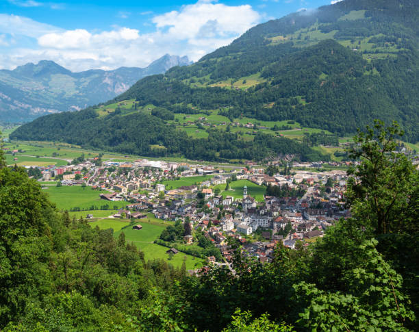 istock Town of Nafels, Glarus, Switzerland 1431337209