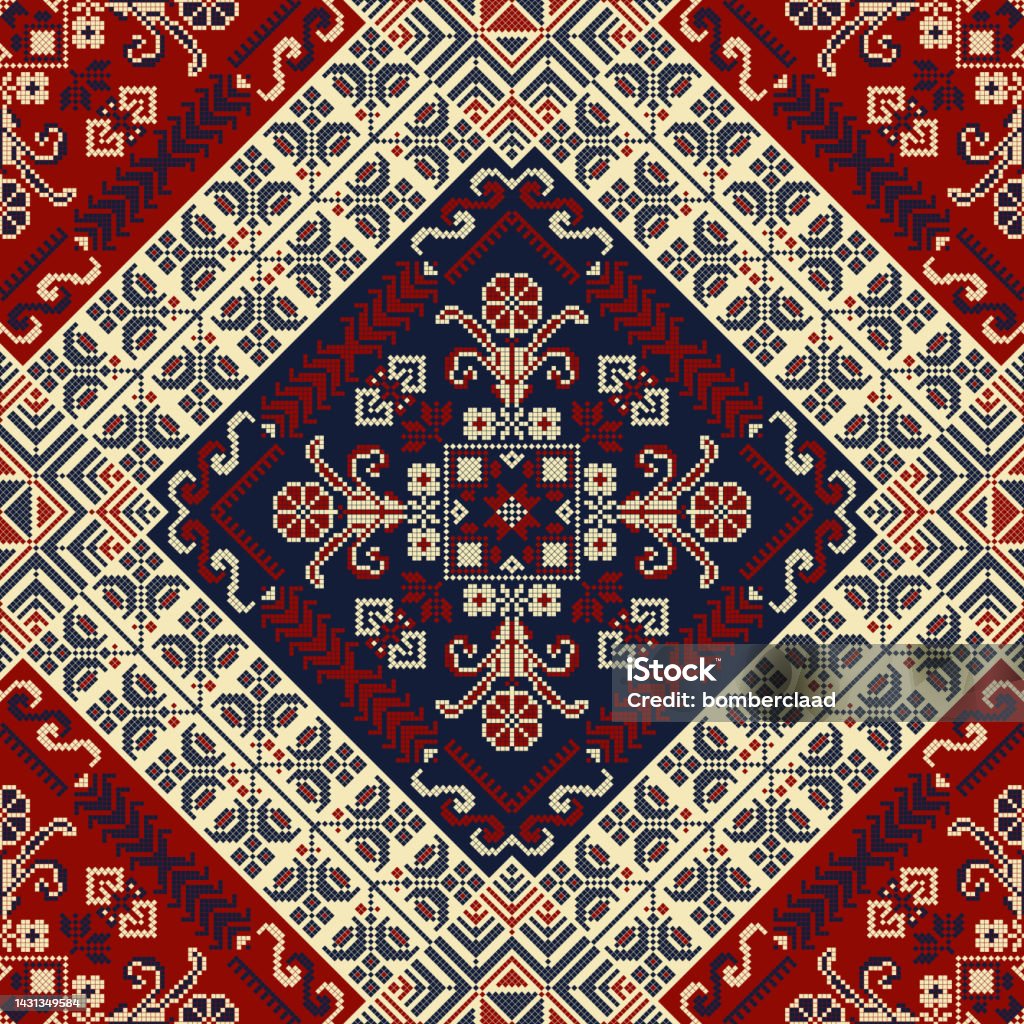 Palestaine Pattern Decorative Palestinian Pattern 16 Stock Illustration - Download Image ...