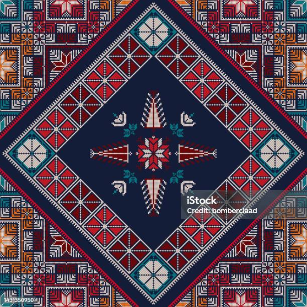 Palestain Pattern Decorative Palestinian Pattern 5 Stock Illustration - Download Image ...