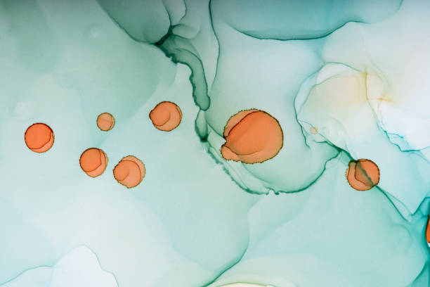 istock Abstract colorful Ink background. Alcohol Ink art. 1431360235