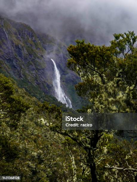 Earland Falls Routeburn Track Fiordland National Park New Zealand Stock Photo - Download Image Now