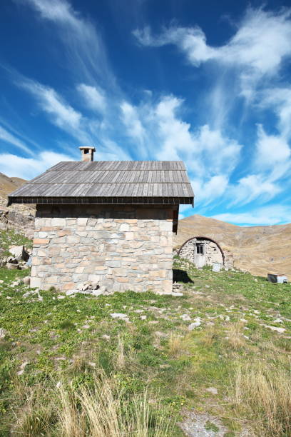 istock The Restefond huts 2411m and cirrus clouds; Bayasse; Restfond; Bonette 1431368248