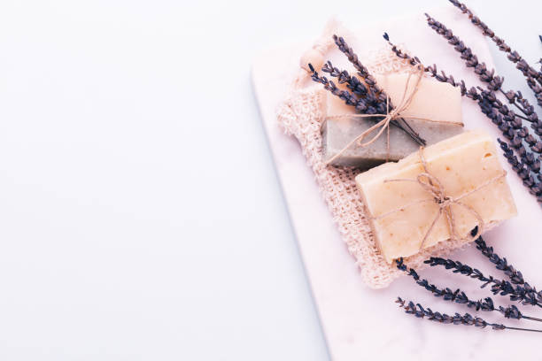 istock Handmade natural soap with herbal. 1431371753
