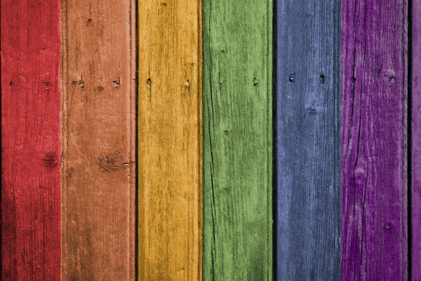 istock Wooden background texture surface. Rustic wood LTGB flag 1431381732