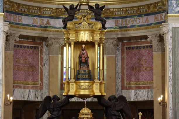 istock Black Madonna statue Sanctuary Tindari Sicily- 1431384521