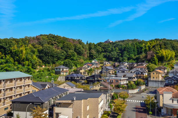 istock Residential area and blue sky. 1431406437