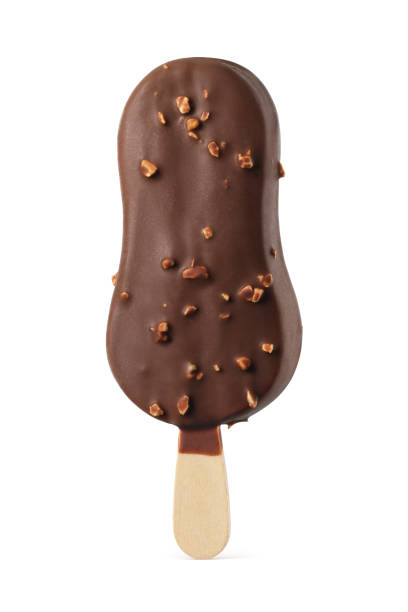 istock Chocolate popsicle ice cream isolated on white. 1431408597