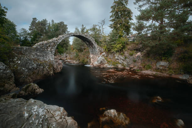 Old stone bridge stock photo