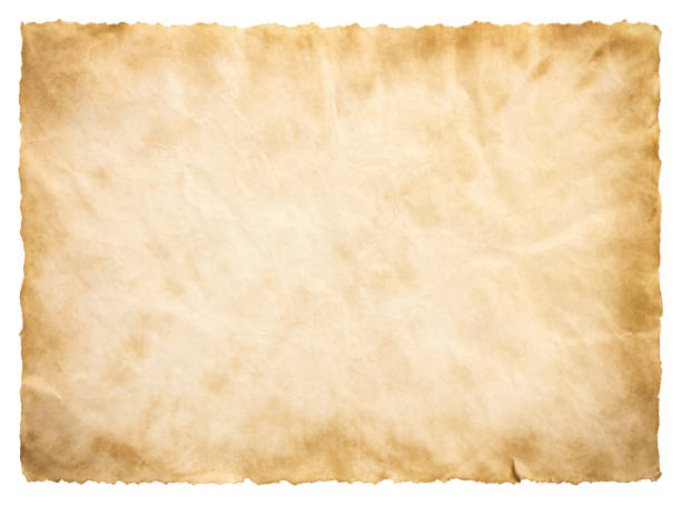 istock old parchment paper sheet vintage aged or texture isolated on white background 1431414824
