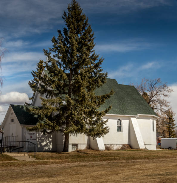 istock Historic church from 1904 Elnore Alberta Canada 1431418632