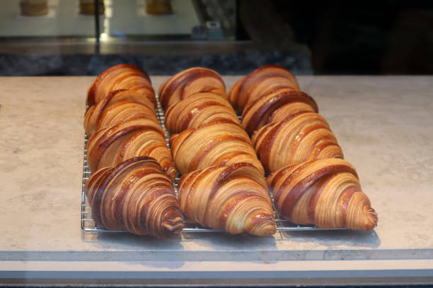 istock fresh and beautiful croissants in a bakery showcase 1431429152