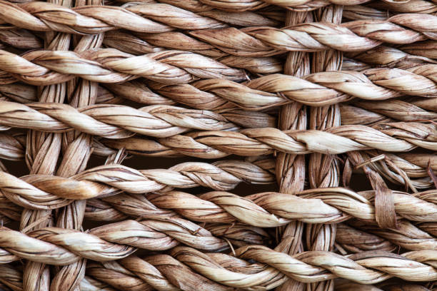 istock Abstract handcrafted seaweed basket textured background 1431430438