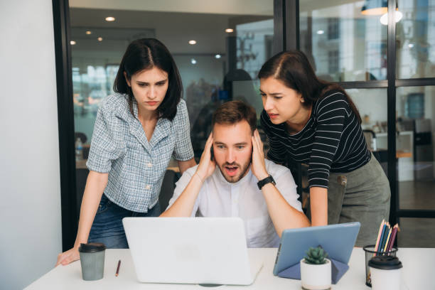 istock A group of business are anxious about the task that must be completed quickly. 1431431068