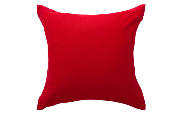 istock close up of a red pillow isolated on white background 1431443330