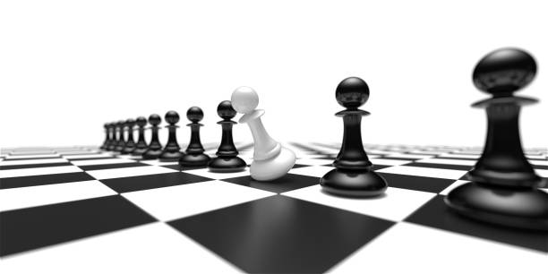 istock Chess pawn piece outstanding. Leadership concept 1431460222