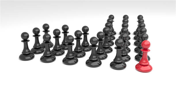istock Chess pawn piece outstanding. Leadership concept 1431460279