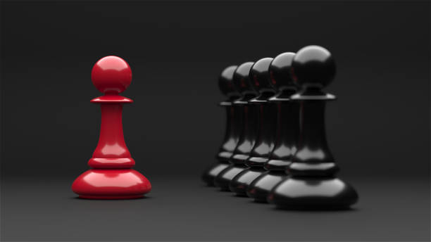 istock Chess pawn piece outstanding. Leadership concept 1431460334