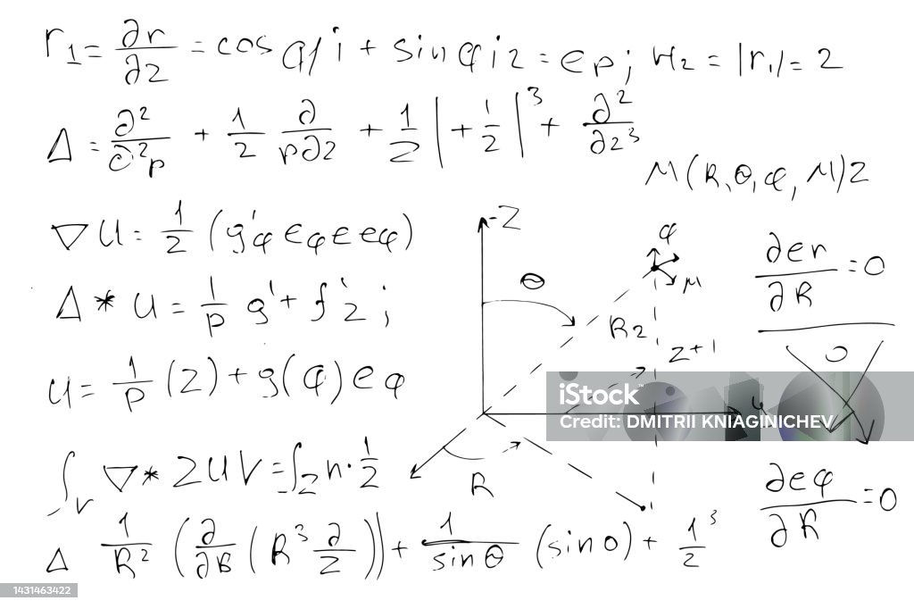 Mathematical Formulas Scientific Educational Algebraic Equations ...