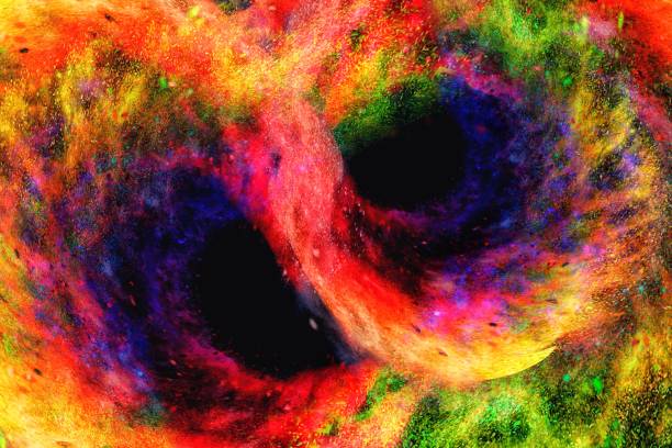 istock Abstract background with swirling colorful smoke 1431470540