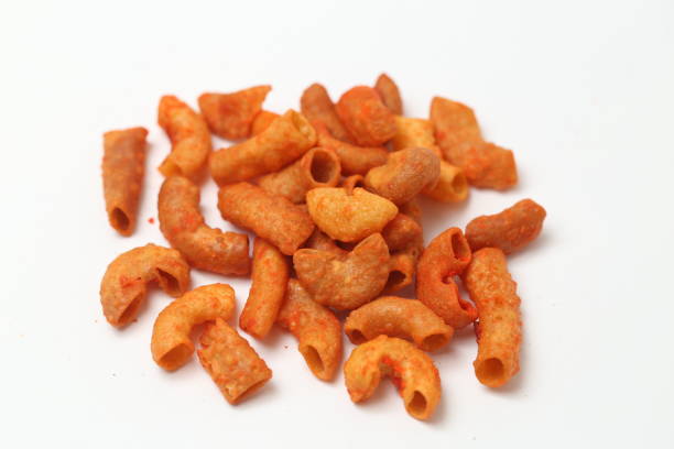istock makaroni or macaroni snack, Indonesia snack on white background 1431472927