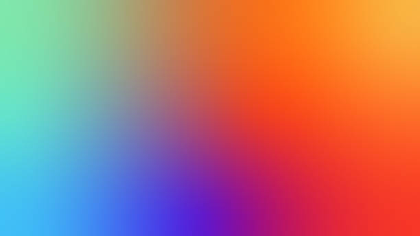 Set Gradient Color Abstract Background Vector Set Collection of Vector smart blurred patterns in rainbow colors. Design for backgrounds purple and orange gradient background stock illustrations