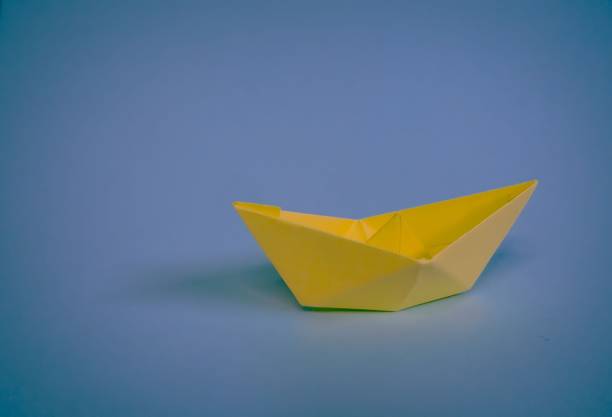 istock Origami paper boat 1431489521