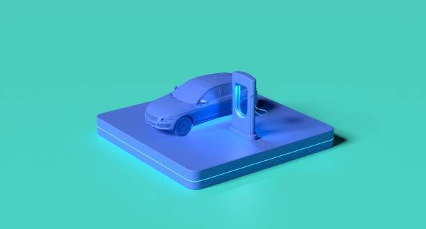 istock Solid State Battery for EV Electric Vehicle, new research and development batteries with solid electrolyte energy storage for automotive car industry 1431496499