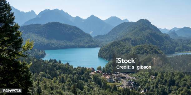 Alpsee Surrounds Bavaria Germany Stock Photo - Download Image Now - Alpine climate, Bavaria, Bavarian Alps