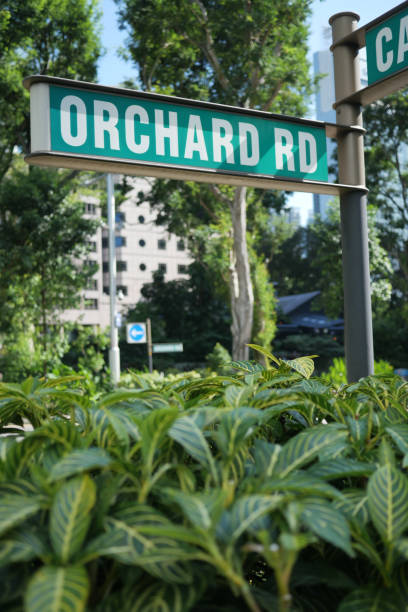 istock orchard road sign and buildings 1431516665