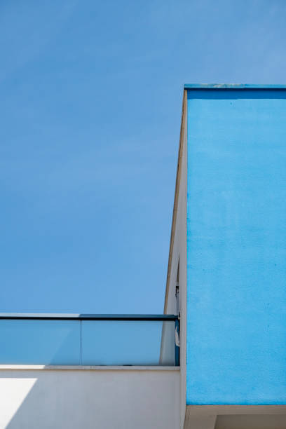 istock Blue and white facade of modern buildings 1431516690