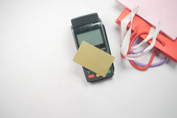 istock contactless payment concept with credit card on a POS machine 1431519317