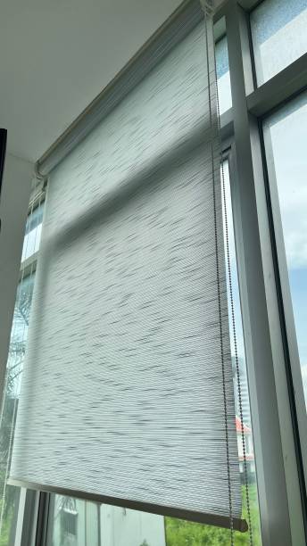 istock Sunshade curtain in building 1431534220