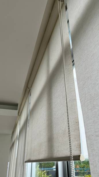 istock Sunshade curtain in building 1431534492