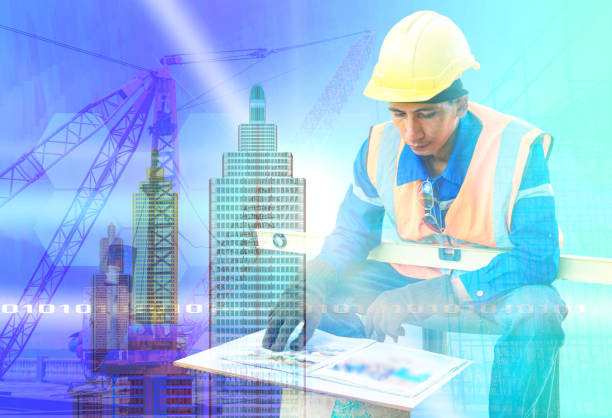 istock Industrial work, the supervisor is an engineer specializing in Thai production, sit and plan a modern concept work. 1431540779