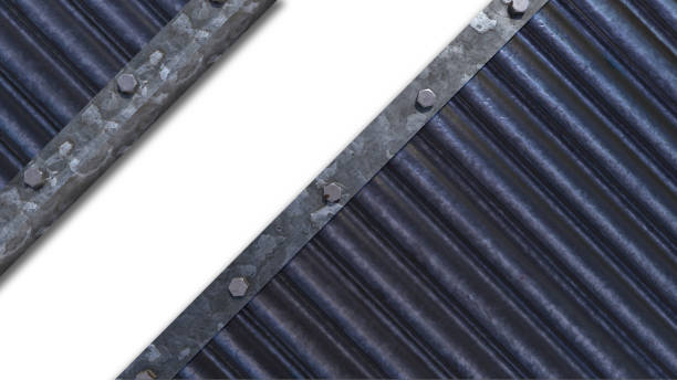 istock A 3d rendering image of a rust steel frame on old metal sheet wall and roof panel 1431549806