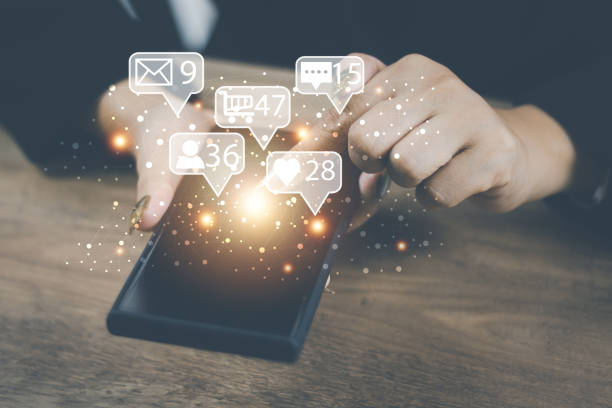 istock technology social media concept woman's hand using smartphone to go online, check email, text message and online shopping status. 1431550612