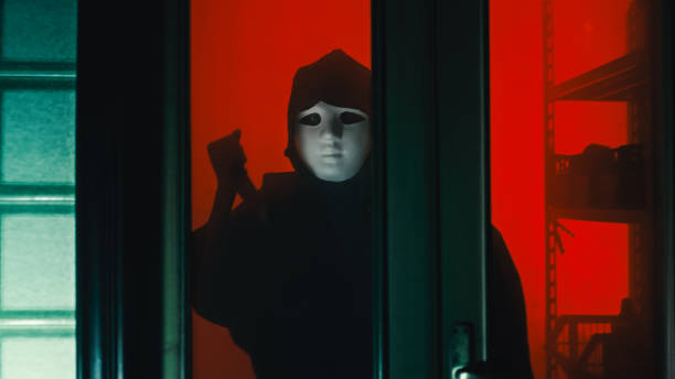 istock Creepy Man With Knife. Halloween Night 1431551490