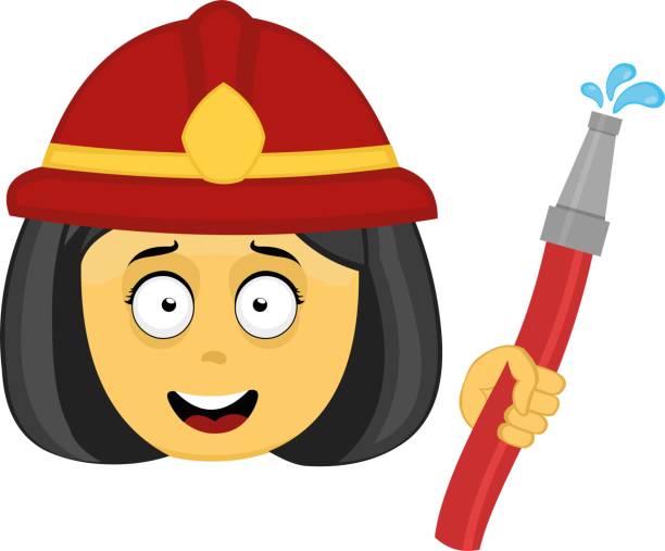 Ilustración de Vector Emoji Bombero Chica Dibujos Animados Manguera Gotas De Agua y más Vectores Libres de Derechos de Bombero - iStock Ilustración de Vector Emoji Bombero Chica Dibujos Animados Manguera Gotas De Agua y más Vectores Libres de Derechos de Bombero - iStock