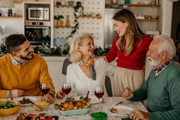 istock Family reunited for lunch 1431567618