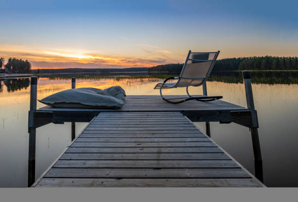 istock Relax at the lake hotel 1431567970